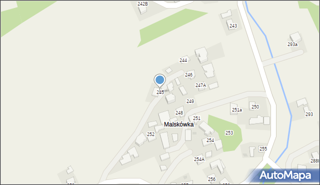 Zagorzyce, Zagorzyce, 247, mapa Zagorzyce