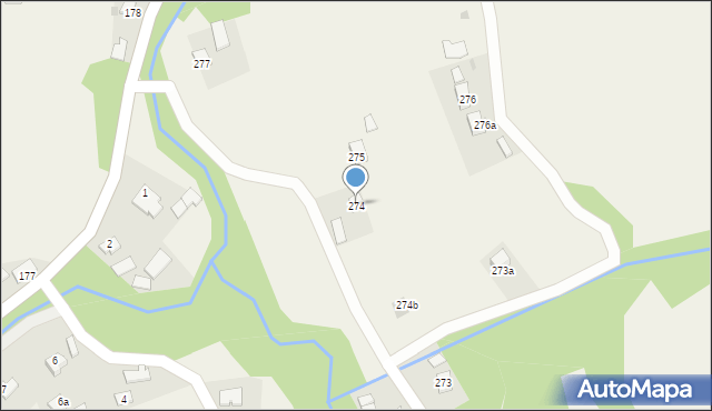 Zagorzyce, Zagorzyce, 274, mapa Zagorzyce