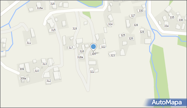 Zagorzyce, Zagorzyce, 320, mapa Zagorzyce