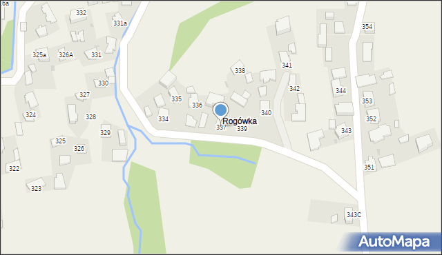 Zagorzyce, Zagorzyce, 337, mapa Zagorzyce