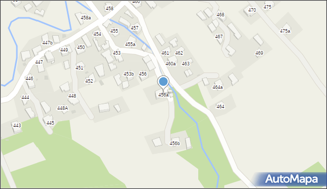 Zagorzyce, Zagorzyce, 456a, mapa Zagorzyce