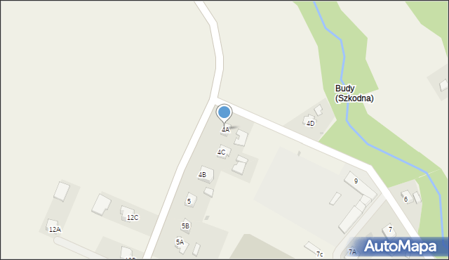 Zagorzyce, Zagorzyce, 4A, mapa Zagorzyce