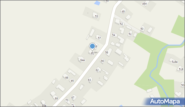 Zagorzyce, Zagorzyce, 61, mapa Zagorzyce