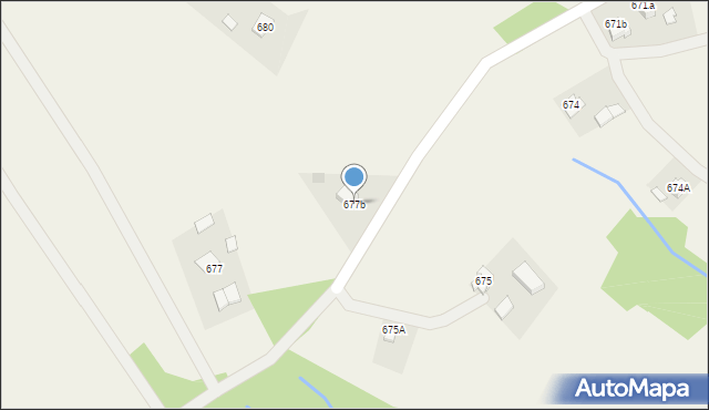 Zagorzyce, Zagorzyce, 677b, mapa Zagorzyce