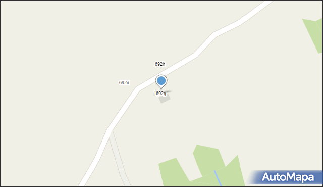 Zagorzyce, Zagorzyce, 692g, mapa Zagorzyce