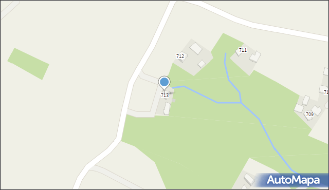 Zagorzyce, Zagorzyce, 713, mapa Zagorzyce