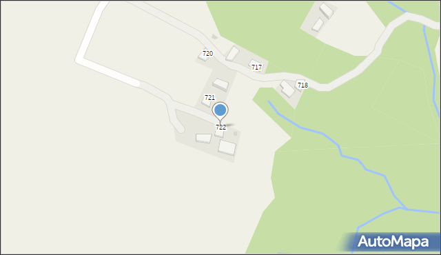 Zagorzyce, Zagorzyce, 722, mapa Zagorzyce