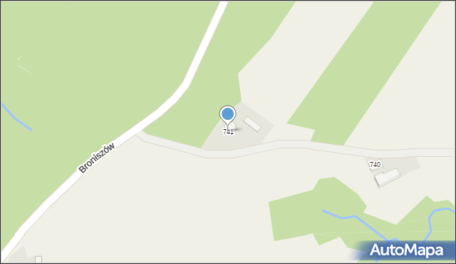 Zagorzyce, Zagorzyce, 741, mapa Zagorzyce