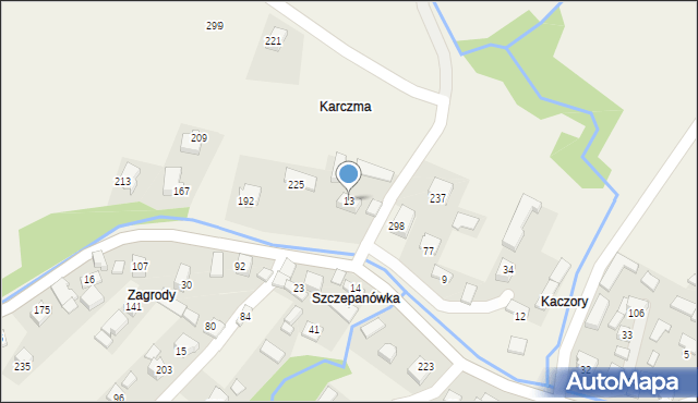 Zagorzyn, Zagorzyn, 13, mapa Zagorzyn