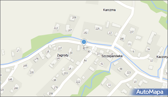 Zagorzyn, Zagorzyn, 92, mapa Zagorzyn