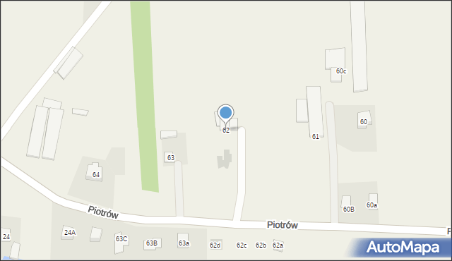 Zagorzyn, Zagorzyn, 62, mapa Zagorzyn