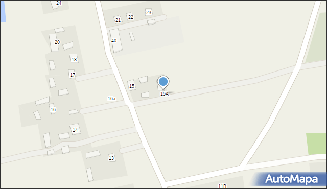 Zagroba, Zagroba, 15A, mapa Zagroba