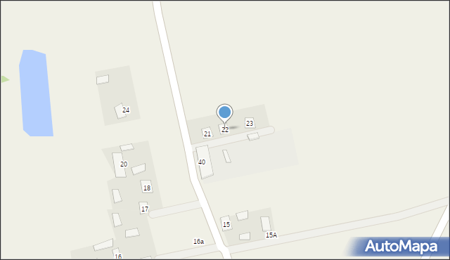 Zagroba, Zagroba, 22, mapa Zagroba