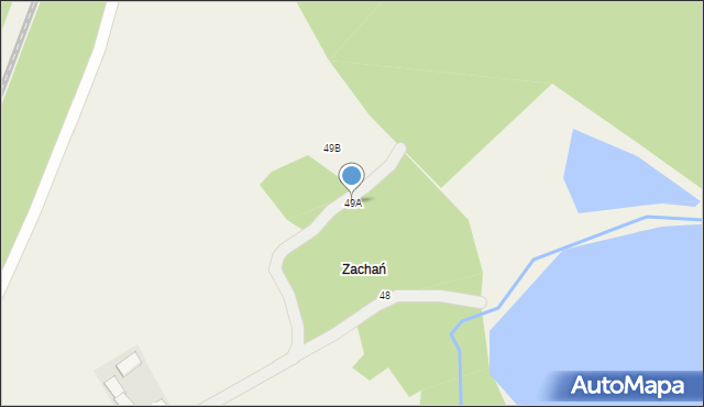 Zagrody, Zagrody, 49A, mapa Zagrody