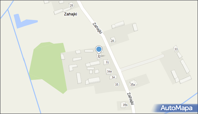 Zahajki, Zahajki, 32, mapa Zahajki