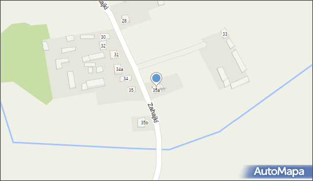 Zahajki, Zahajki, 35a, mapa Zahajki