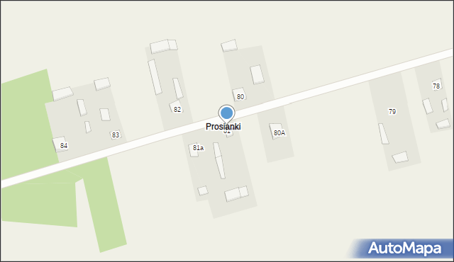 Zahajki, Zahajki, 81, mapa Zahajki