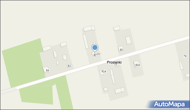 Zahajki, Zahajki, 82, mapa Zahajki