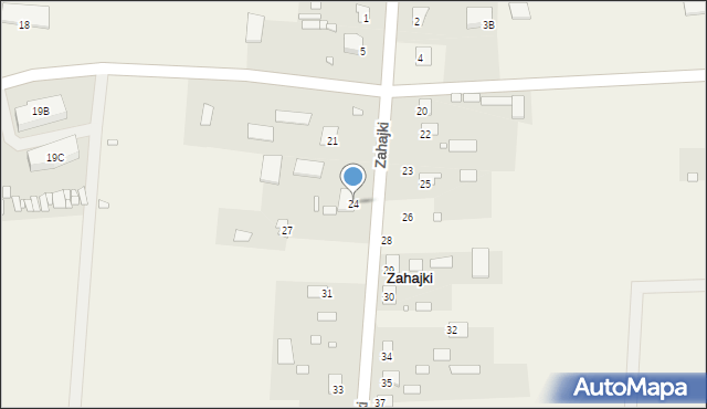 Zahajki, Zahajki, 24, mapa Zahajki