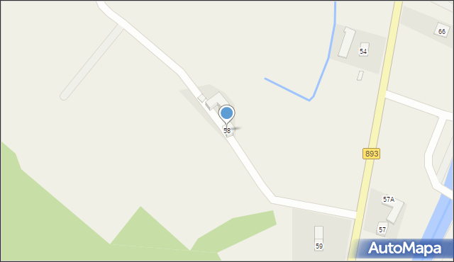 Zahoczewie, Zahoczewie, 58, mapa Zahoczewie