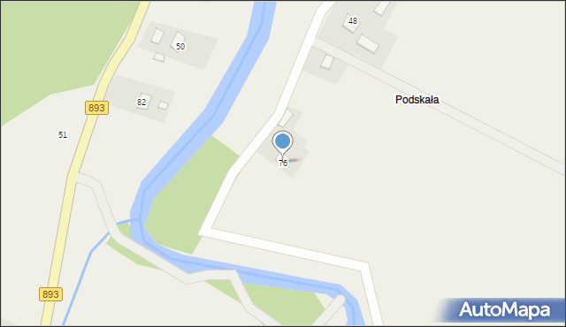 Zahoczewie, Zahoczewie, 76, mapa Zahoczewie