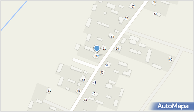 Zahorów, Zahorów, 59, mapa Zahorów