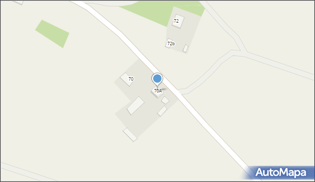 Zahorów, Zahorów, 70A, mapa Zahorów