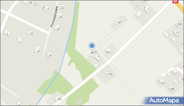 Zahutyń, Zahutyń, 4b, mapa Zahutyń