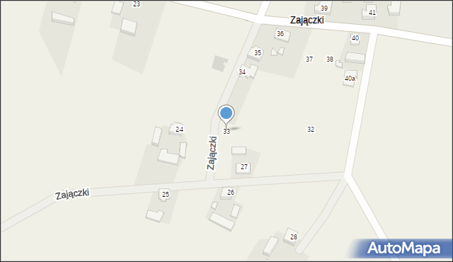 Zajączki, Zajączki, 33, mapa Zajączki