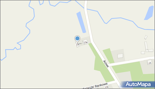 Zajączki Bankowe, Zajączki Bankowe, 13c, mapa Zajączki Bankowe