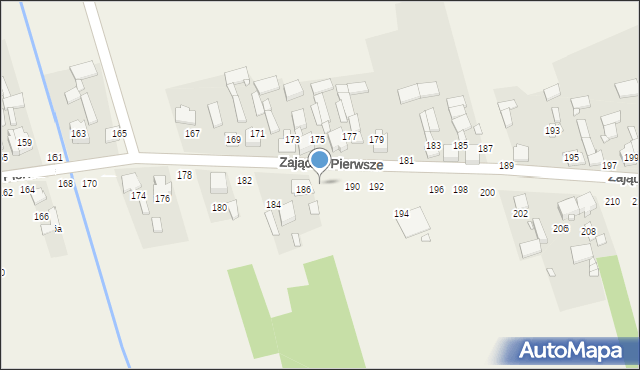 Zajączki Pierwsze, Zajączki Pierwsze, 188, mapa Zajączki Pierwsze