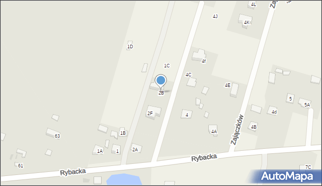 Zajączków, Zajączków, 2B, mapa Zajączków