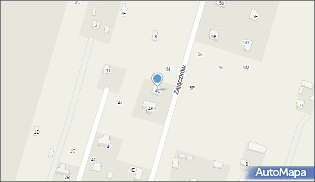 Zajączków, Zajączków, 4L, mapa Zajączków