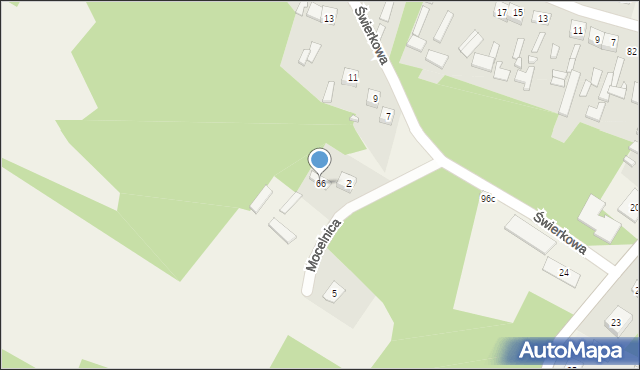 Zajączków, Zajączków, 66, mapa Zajączków