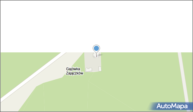 Zajączków, Zajączków, 1, mapa Zajączków