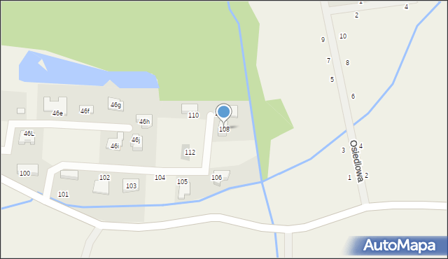 Zajączków, Zajączków, 108, mapa Zajączków