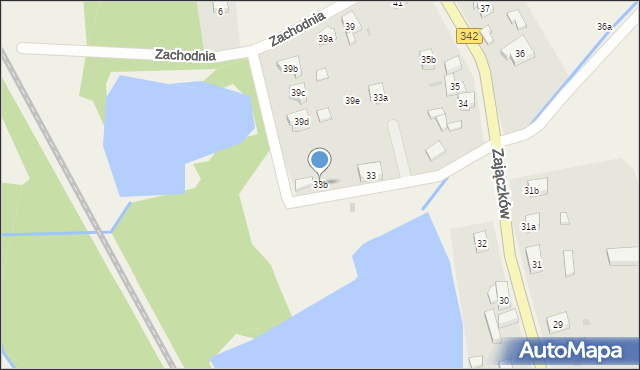 Zajączków, Zajączków, 33b, mapa Zajączków