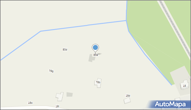 Zajączków, Zajączków, 80a, mapa Zajączków