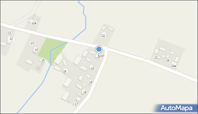 Zajączkowice, Zajączkowice, 21, mapa Zajączkowice