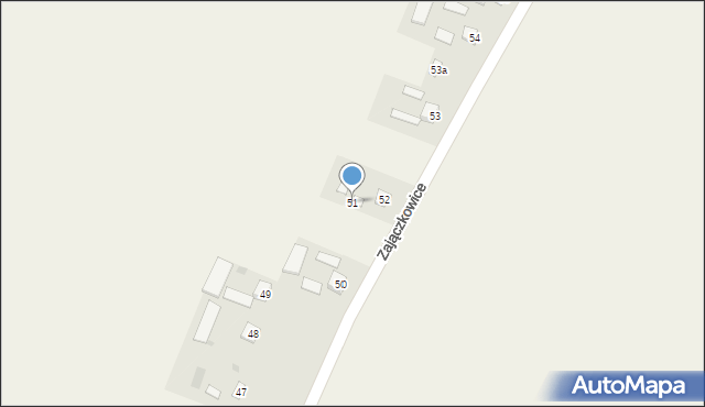 Zajączkowice, Zajączkowice, 51, mapa Zajączkowice