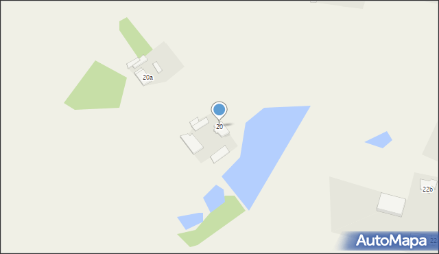 Zajączkowo, Zajączkowo, 20, mapa Zajączkowo