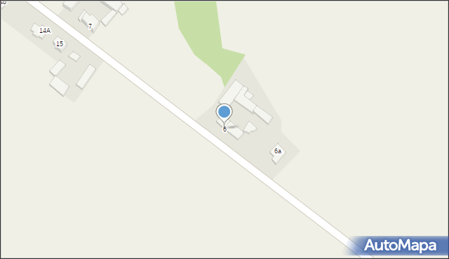 Zajączkowo, Zajączkowo, 6, mapa Zajączkowo