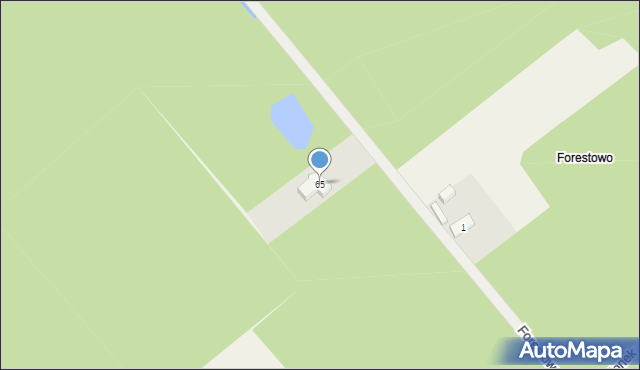 Zajączkowo, Zajączkowo, 65, mapa Zajączkowo