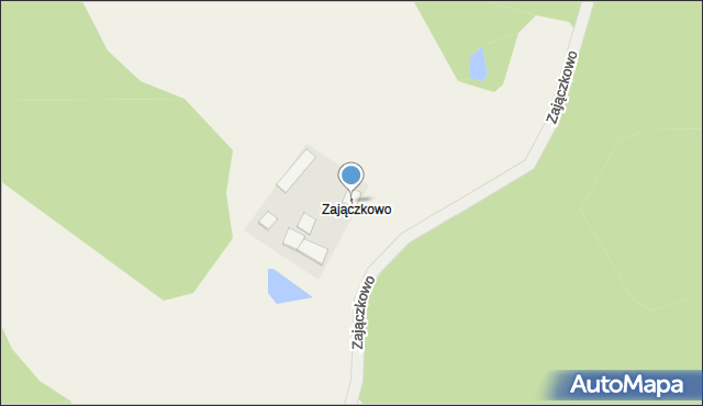 Zajączkowo, Zajączkowo, 1, mapa Zajączkowo