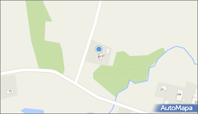 Zajączkowo, Zajączkowo, 40, mapa Zajączkowo