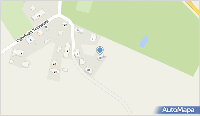 Zajączkowo, Zajączkowo, 3H, mapa Zajączkowo