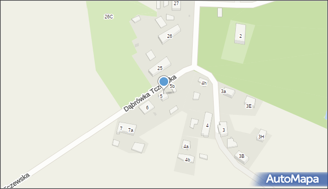 Zajączkowo, Zajączkowo, 5A, mapa Zajączkowo