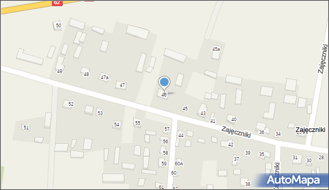 Zajęczniki, Zajęczniki, 46, mapa Zajęczniki