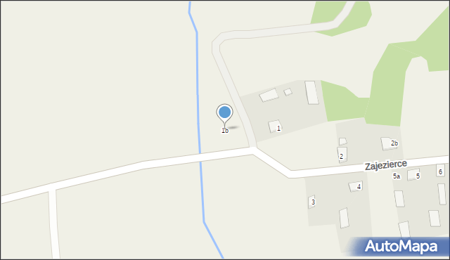 Zajezierce, Zajezierce, 1b, mapa Zajezierce