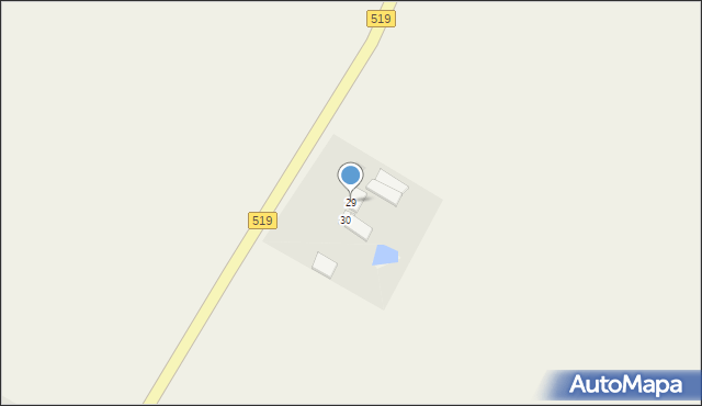 Zajezierze, Zajezierze, 29, mapa Zajezierze